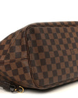 Damier Ebene Neo Neverfull MM Rose Ballerine