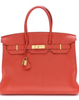 Togo Birkin 35 Capucine