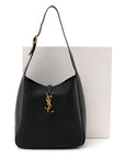 Smooth Calfskin Small Le 5 A 7 Soft Hobo Black