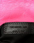 Crinkled Calfskin Matelasse Monogram Medium Niki Chain Satchel Rose Glow