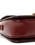 Shiny Calfskin Teen Triomphe Light Burgundy