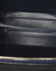 Jersey Quilted Small CC Filigree Vanity Case Blue Black Grey