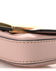 Nappa Matisse FF Embossed Nano Maxi Buckle Baguette Charm Rosa Quarzo