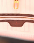 Damier Ebene Neo Neverfull MM Rose Ballerine