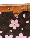 Monogram Cherry Blossom Pochette Accessories Brown