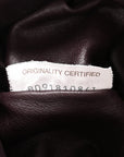 Calfskin The Pouch Chain Grape