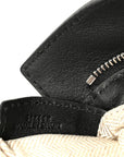 Calfskin Mini Puzzle Edge Bag Black