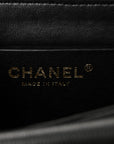 Caviar Quilted Mini Top Handle Flap Black