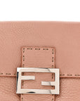 Calfskin Romano Selleria Mini Mama Baguette Bois De Rose