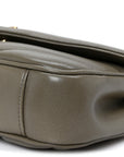 Lambskin Chevron Quilted Mini LouLou Dark Strong Moss