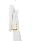 Grainy Calfskin Vintage Check Hampshire Crossbody Beige