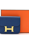Epsom Constance Slim Wallet Bleu Tie