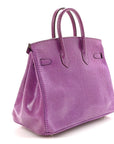 Lizard Birkin 25 Violet