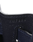 Togo Horseshoe Au Galop Kelly Retourne 28 Bleu Nuit Rouge H Fauve