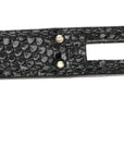 Lizard Niloticus Kelly Sellier 25 Black