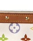 Monogram Multicolor Pochette Accessories White