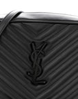 Calfskin Matelasse Monogram Monochrome Lou Camera Bag Black