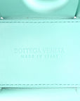 Grained Calfskin Maxi Intrecciato Mini Arco Tote Pale Blue