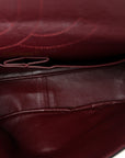 Aged Calfskin Quilted 2.55 Reissue 227 Flap Black