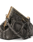 Snakeskin Small FNDI First Dark Grey