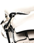 Calfskin Small Puzzle Bag White