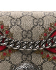 GG Supreme Monogram Elaphe Elephant Embroidered Small Dionysus Shoulder Bag