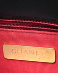 Lambskin Quilted Medium CHNL 19 Flap Black
