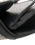 GG Supreme Monogram Textured Dollar Calfskin Small Rectangular Dionysus Shoulder Bag Beige Blue