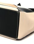 Calfskin Small Puzzle Bag Amber Light Oat Black
