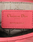 Lambskin Cannage Mini Lady D1OR Pink