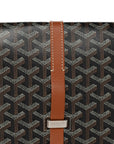 Goyardine Belvedere II MM Messenger Bag Black Gold