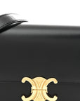 Shiny Calfskin Medium Triomphe Black