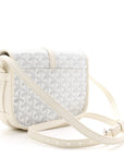 Goyardine Belvedere II PM Messenger Bag White