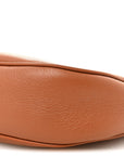 Supple Calfskin Small Triomphe Heloise Shoulder Bag Tan