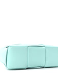 Grained Calfskin Maxi Intrecciato Mini Arco Tote Pale Blue