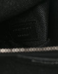 Linen Calfskin Rive Gauche Tote Black
