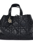 Calfskin Macrocannage Large Toujours Black