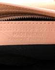 Matte Goatskin Rubber Covered Classic Hardware Mini City Rose Poudre