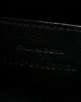 Crinkled Calfskin Matelasse Monogram Baby Niki Chain Satchel Black