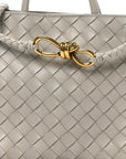 Nappa Intrecciato Small Andiamo Shoulder Bag Sterling