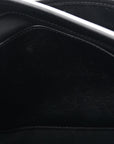 Calfskin Matelasse Monogram Microstud Medium Niki Chain Satchel Black