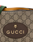 GG Supreme Monogram Web Neo Vintage Shoulder Bag Beige New Acero Crop