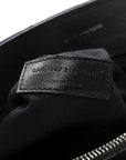 Calfskin Y Quilted Monogram Medium Loulou Chain Satchel Storm