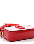 Saffiano Small Snapshot Camera Bag Red Beige