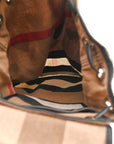 Overdyed Canvas Mega Check Heart Print Medium Chiltern Backpack Black