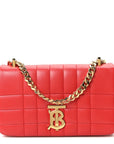 Lambskin Quilted Mini Lola Bag Bright Red