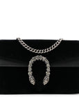 Suede Super Mini Dionysus Shoulder Bag Black
