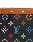 Monogram Multicolor Pochette Accessories Black