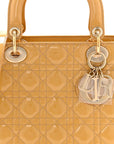 Patent Cannage Medium Lady D1OR Beige