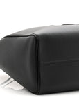 Calfskin Cuir Triomphe Cabas Drawstring Black